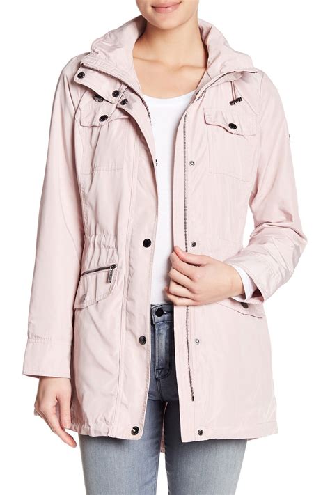 michael kors pink color nordstrom rack|Michael Kors anorak jacket women.